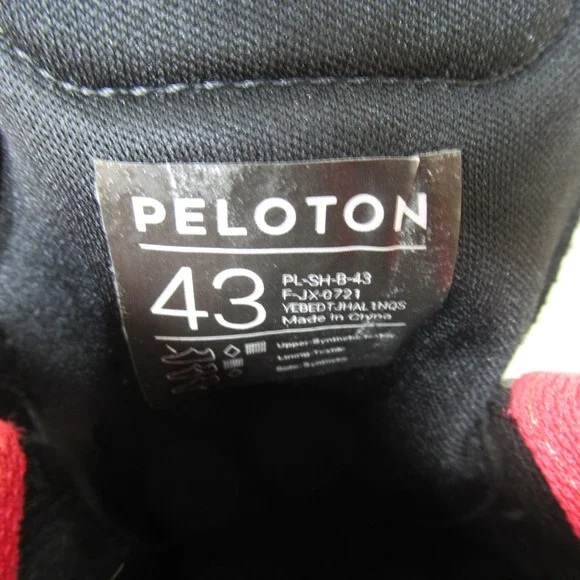 Peloton Mens Cycling Shoes 10 43EU Black 3 Bolt Cleats Road Bike MTB Biking New? - Picture 4 of 16